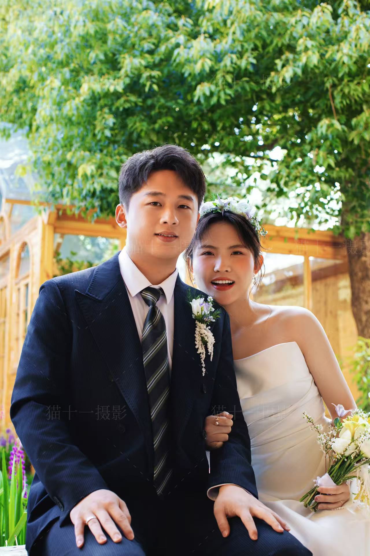新郎新娘合照